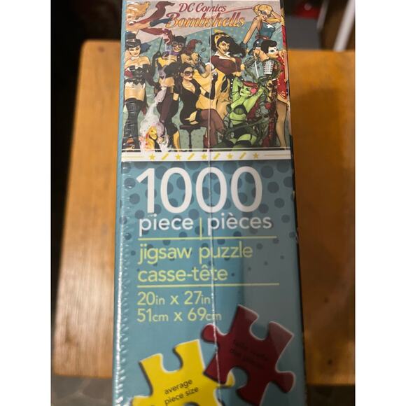 Aquarius DC Comics Bombshells 65-249 1000 Piece Jigsaw Puzzle 20 x 27 sealed - Picture 4 of 4